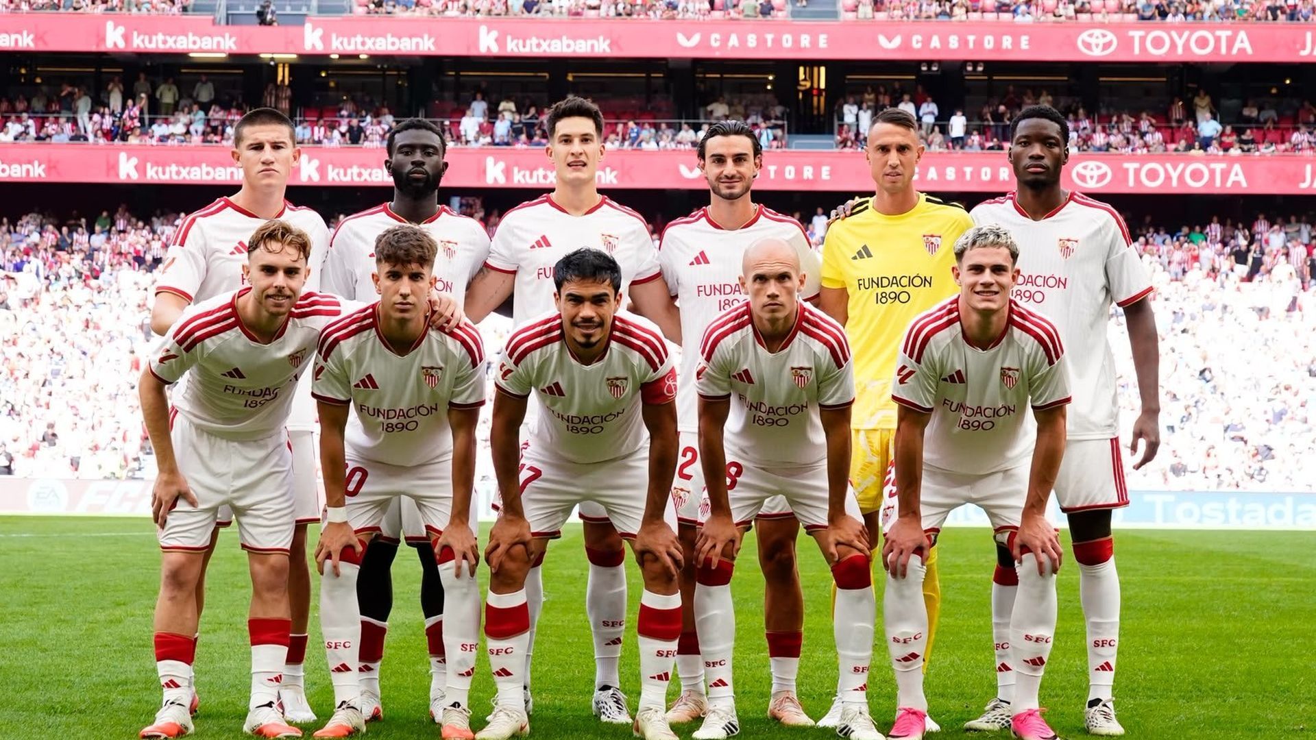 El once del Sevilla FC contra el Athletic Club El once del Sevilla FC contra el Athletic Club