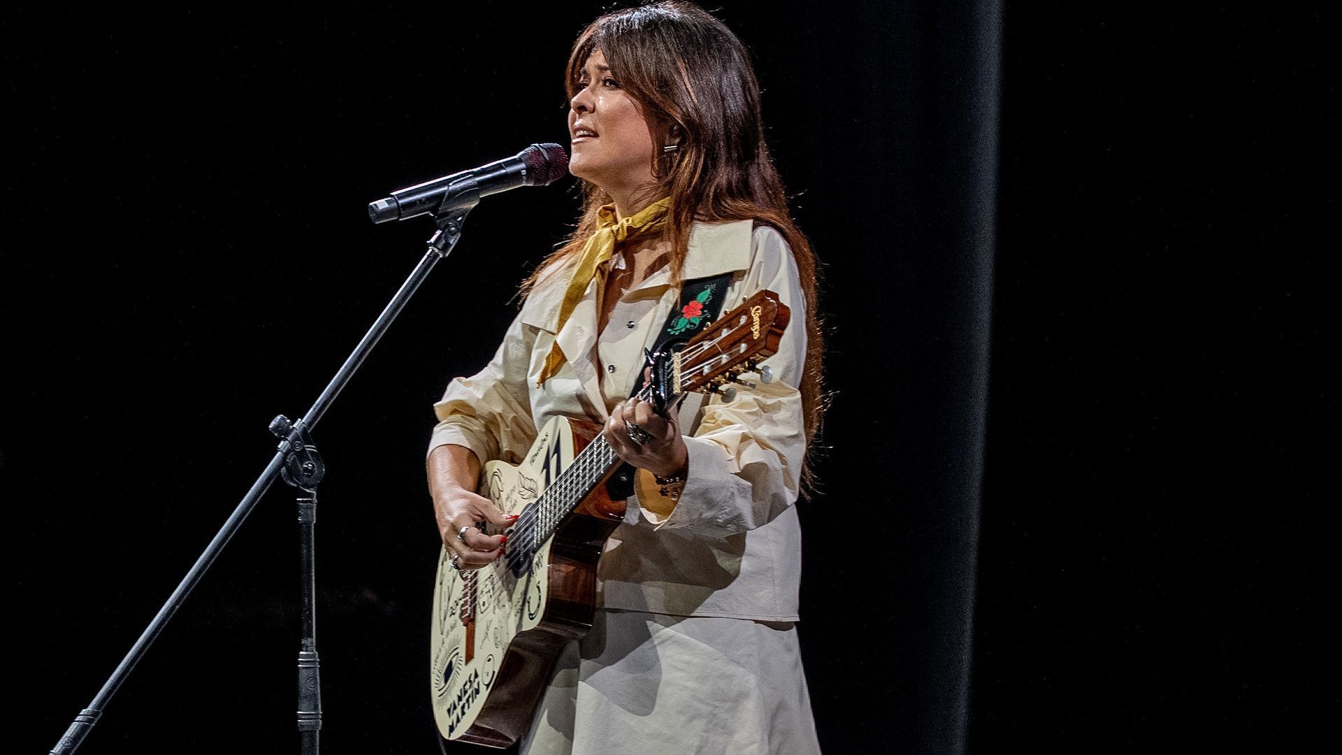 Archivo - La cantante Vanesa Martín, en el acto de inauguración de Simóf 2026. A 29 de enero del 2026 en Sevilla, España.La Semana Internacional de la Moda Flamenca (Simof) 2026, coorganizada por el Palacio de Exposiciones y Congresos de Sevilla (Fibes) y