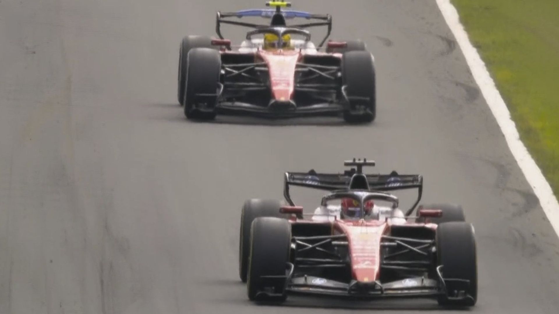 Charles Leclerc y Lewis Hamilton, en Zandvoort Charles Leclerc y Lewis Hamilton, en Zandvoort