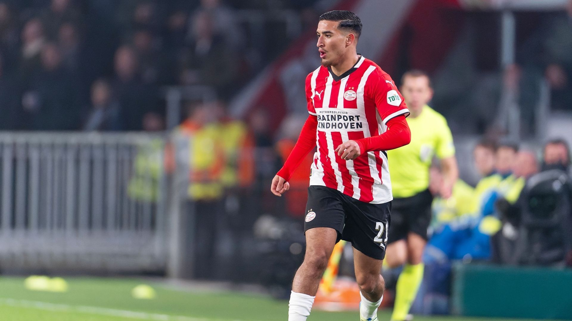 Couhaib Driouech, jugador del PSV