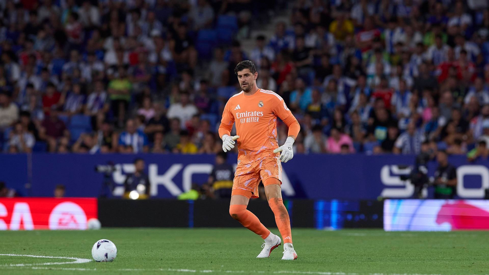 Courtois, contra el Espanyol Courtois, contra el Espanyol