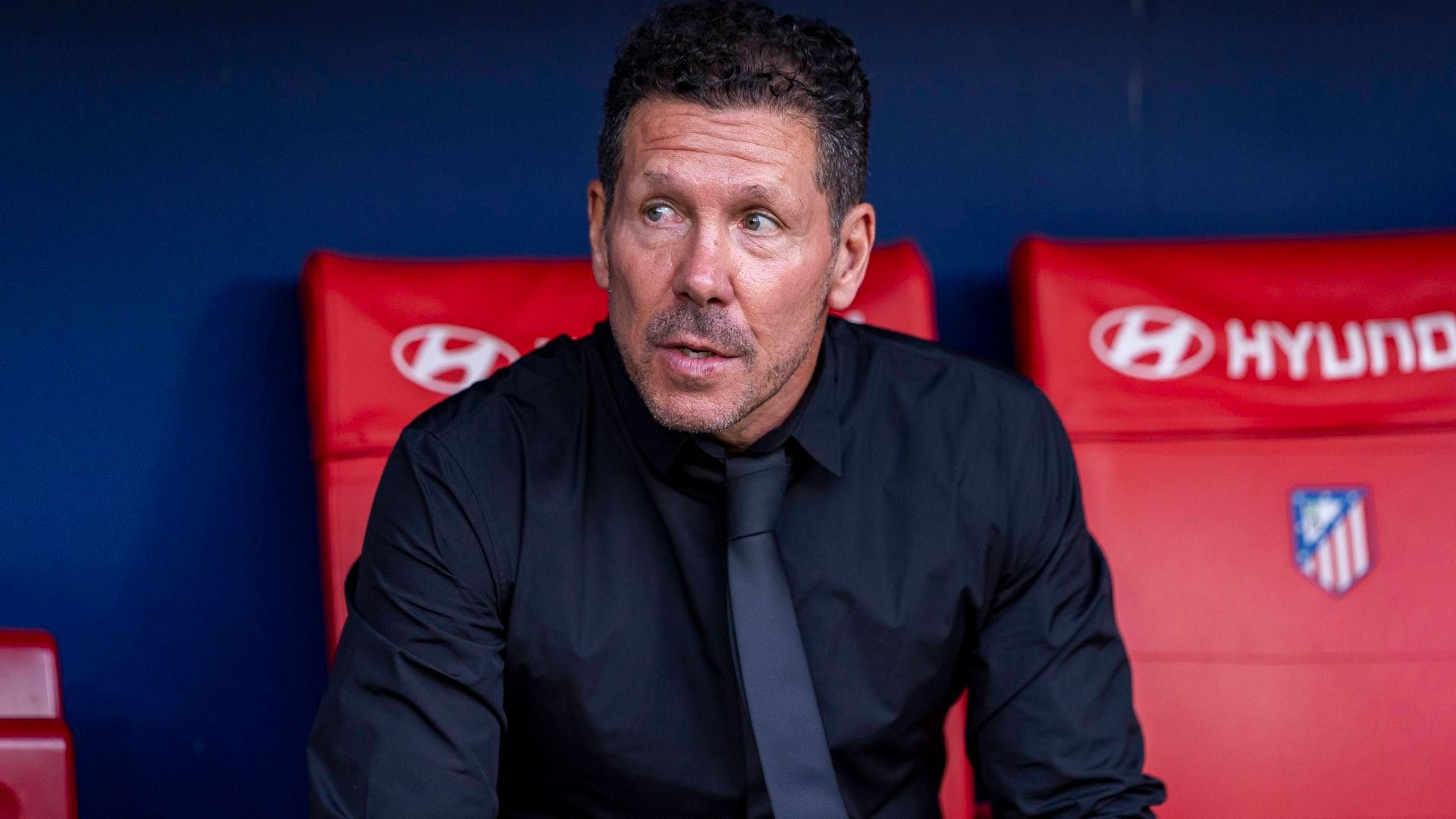 Diego Pablo Simeone, antes del Atlético de Madrid-Villarreal