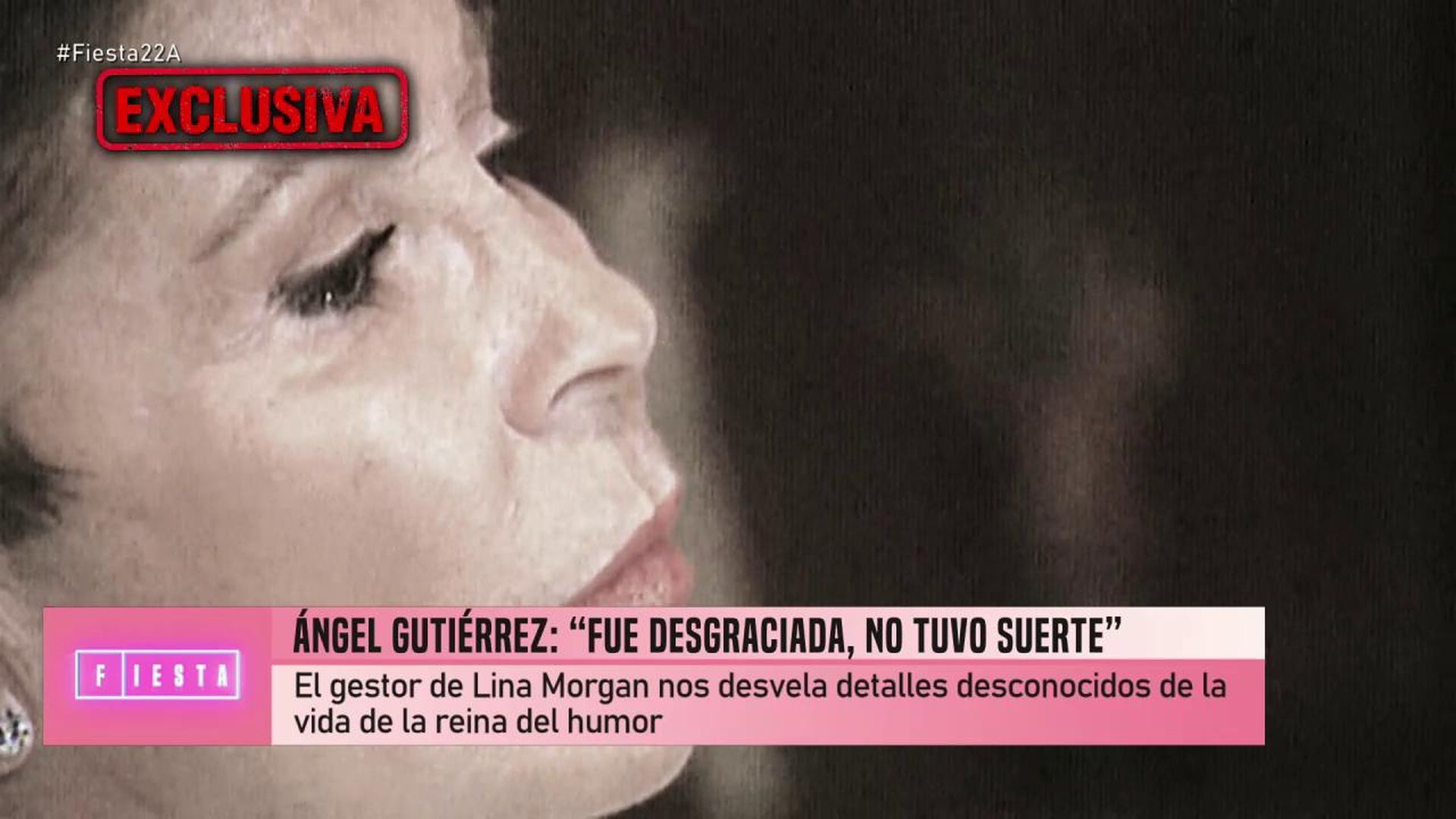 El mayor miedo de Lina Morgan, según Ángel Gutierrez