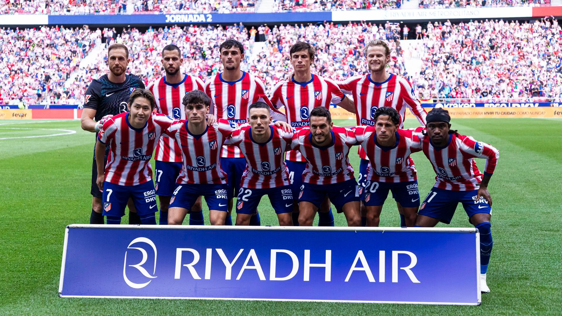 Once del Atlético de Madrid ante el Villarreal Once del Atlético de Madrid ante el Villarreal