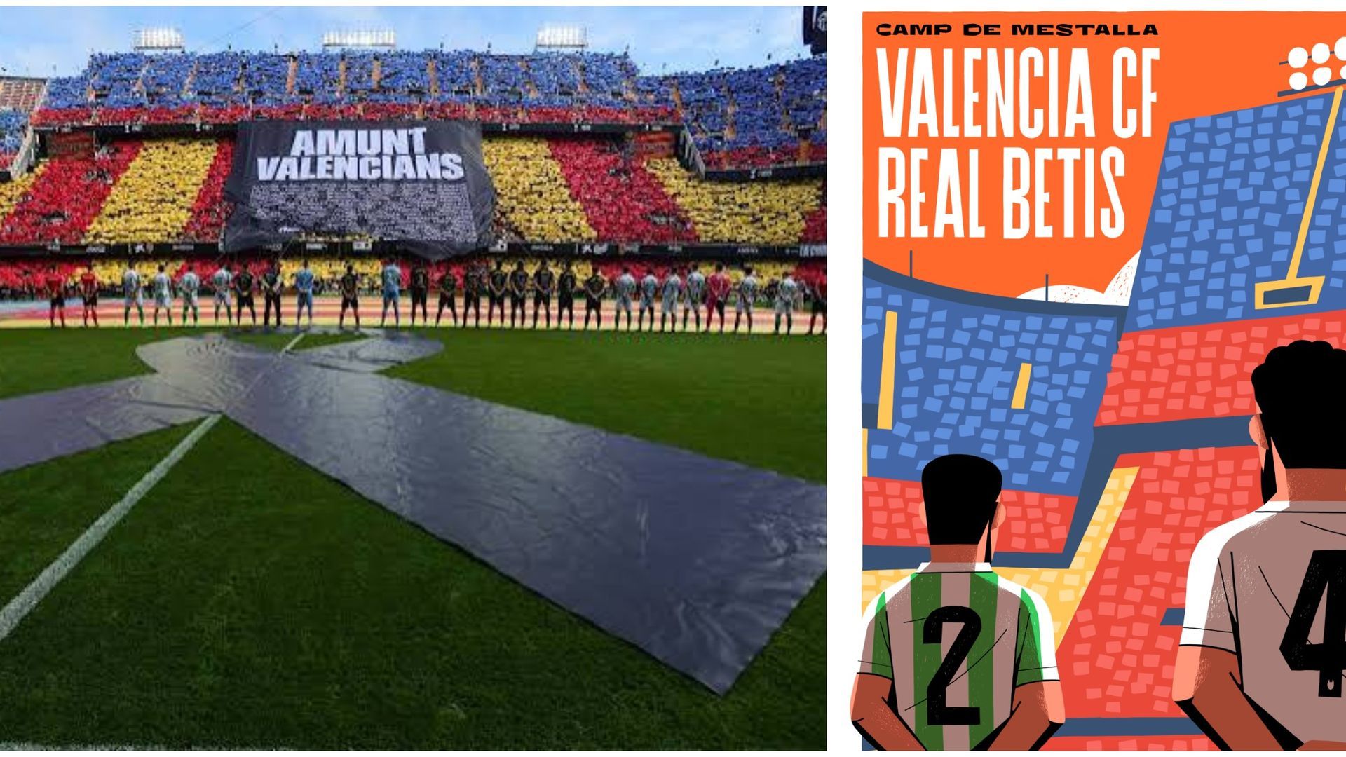 El cartel del Valencia - Betis El cartel del Valencia - Betis