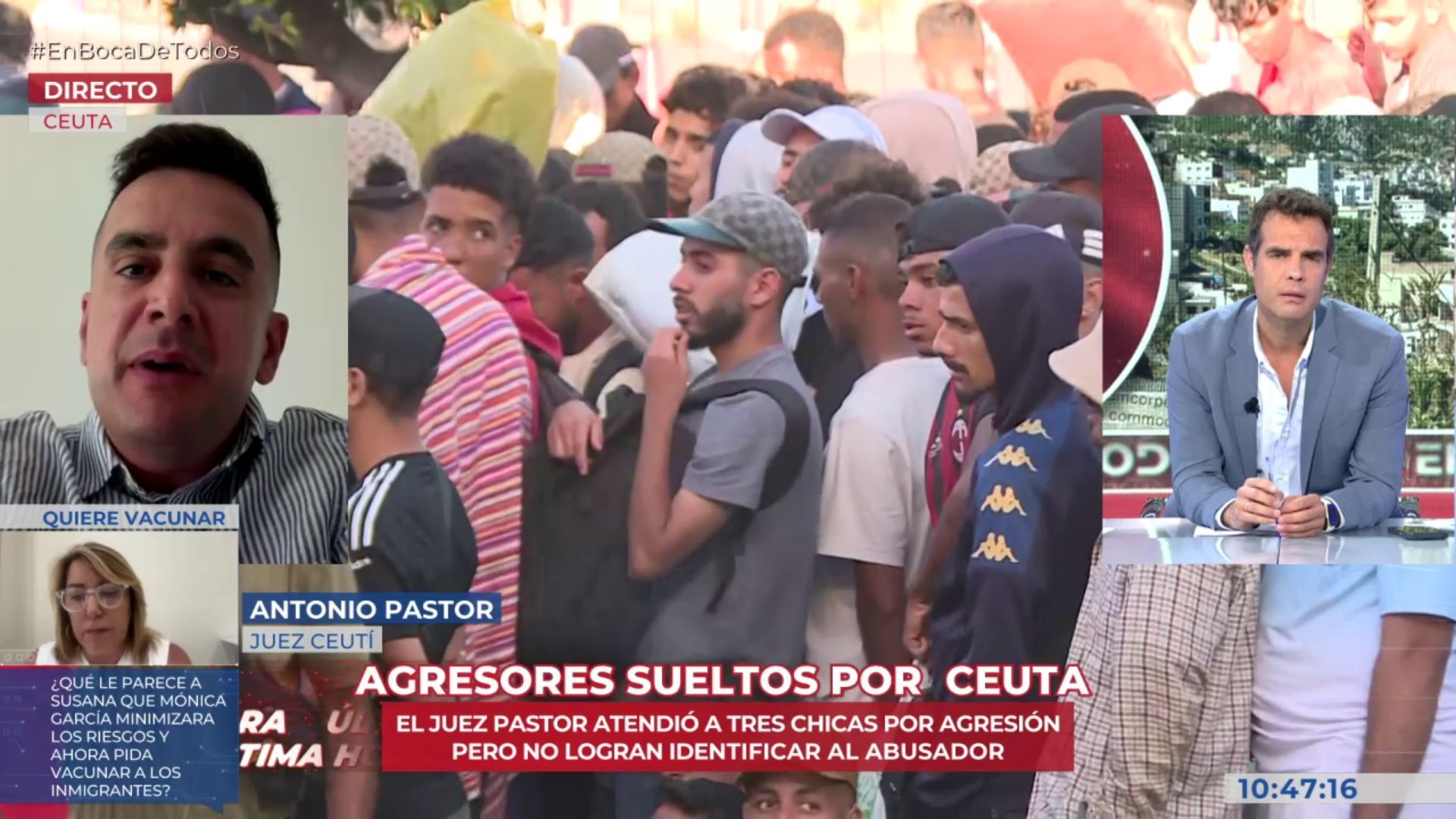 El magistrado Pastor confirma 16 agresiones sexuales en Ceuta tras la entrada masiva de inmigrantes: