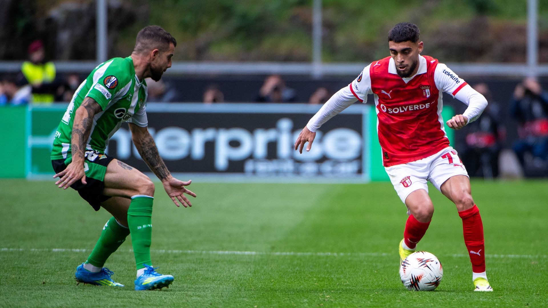 Gabri Martínez en Europa League con el Braga