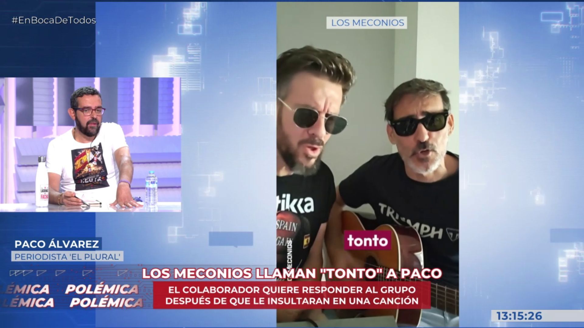 Paco Álvarez responde a ‘Los meconios’ tras llamarlo “tonto” por sus polémicas camisetas