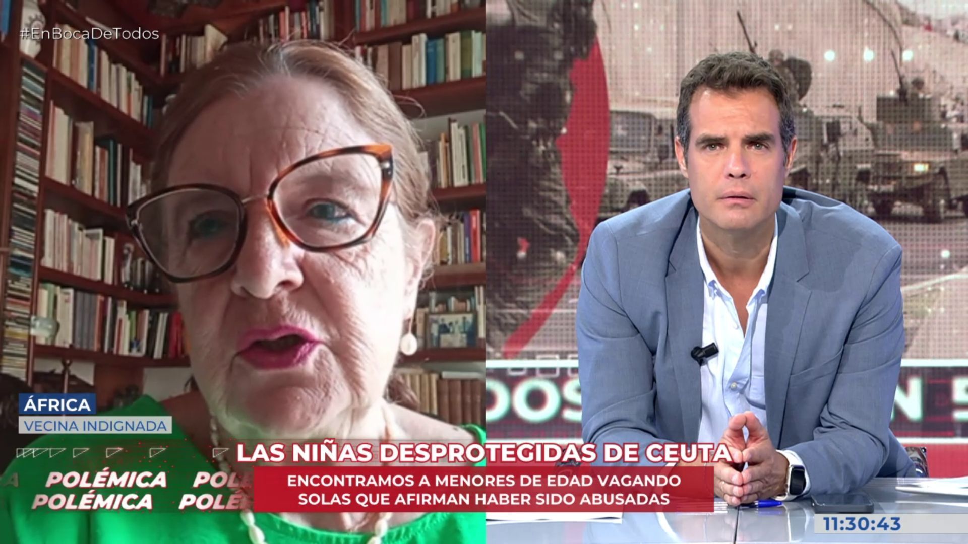 Una vecina ceutí, indignada ante el “abandono del Gobierno”