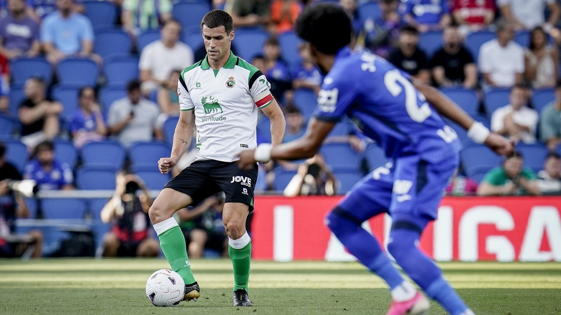 Álvaro Mantilla en el Getafe - Racing de la jornada 2 Álvaro Mantilla en el Getafe - Racing de la jornada 2