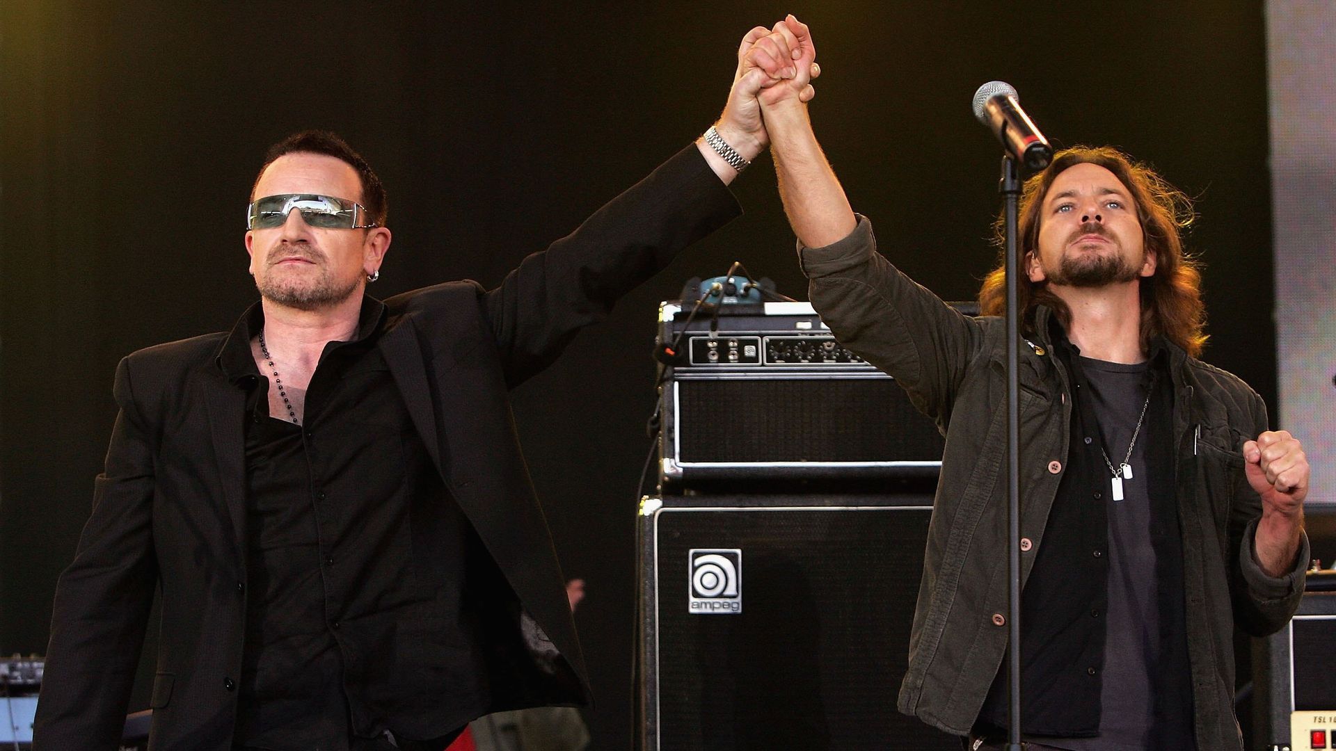 Bono y Eddie Vedder