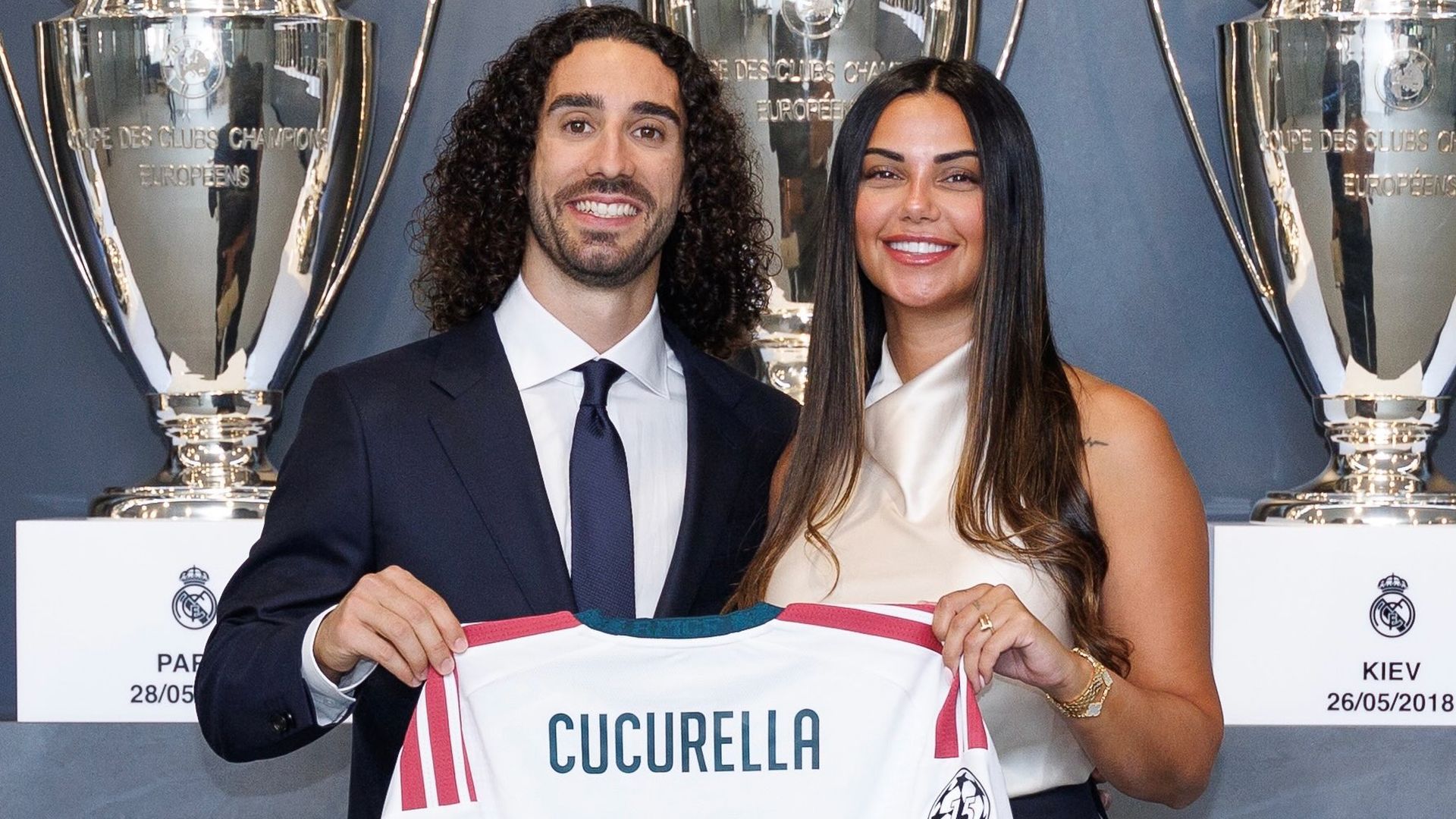 Claudia Rodríguez y Marc Cucurella