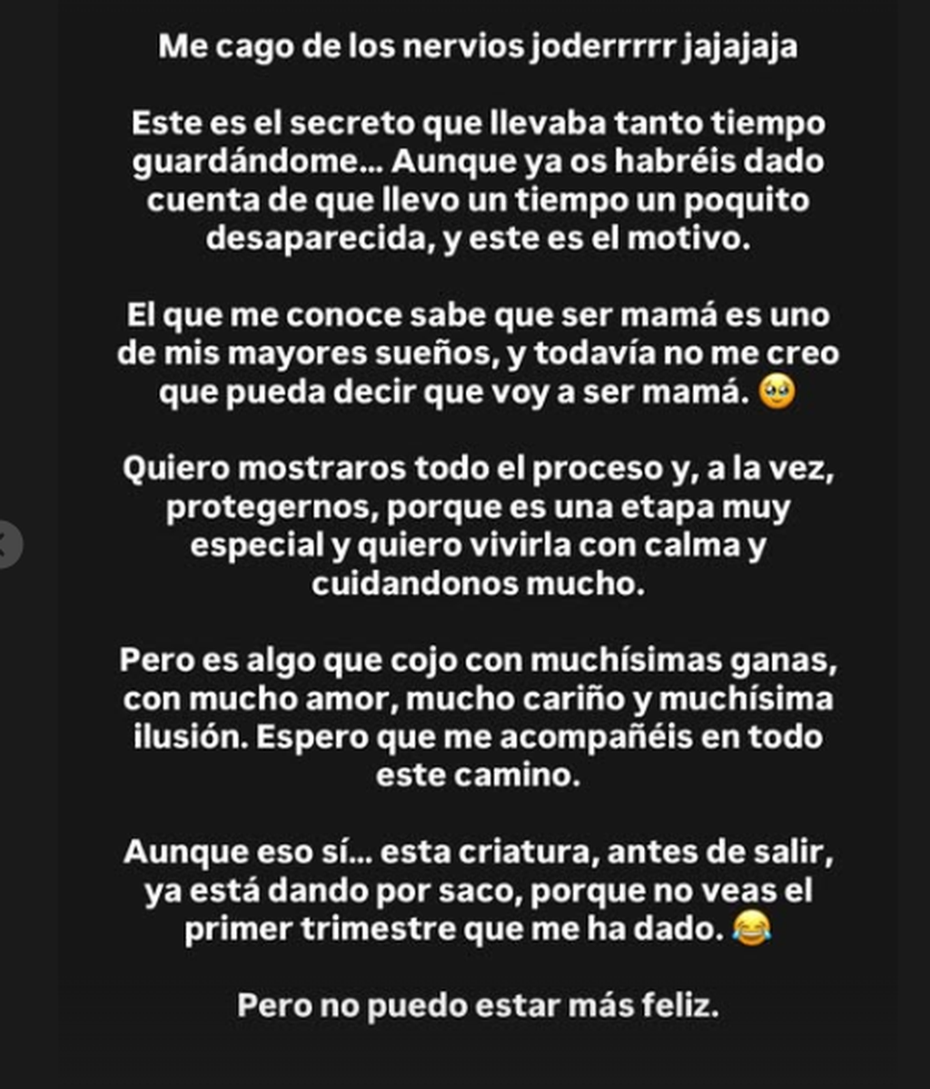 Dana habla de su embarazo con Isaac Torres