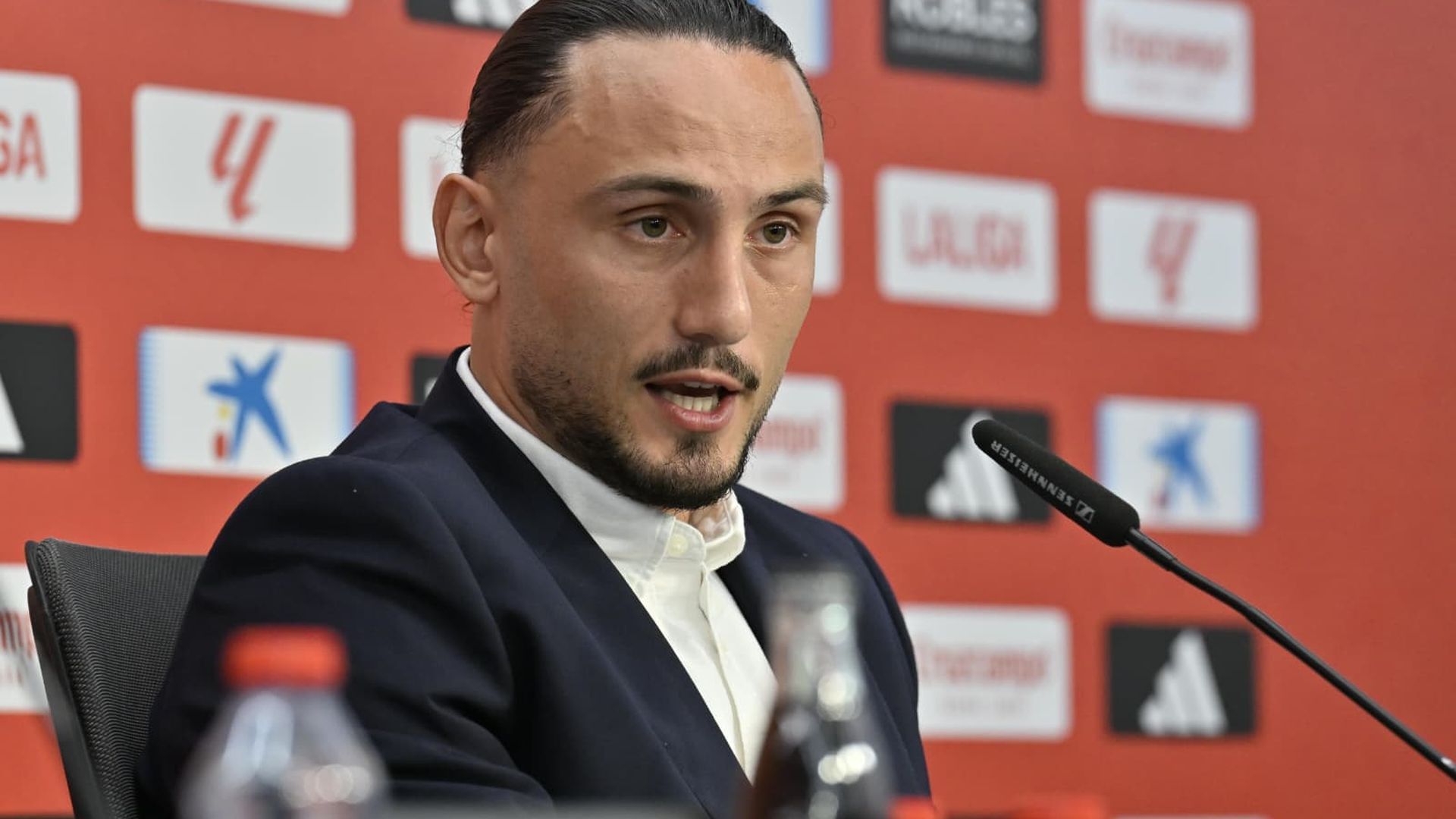 Giorgi Kochorashvili, en sala de prensa