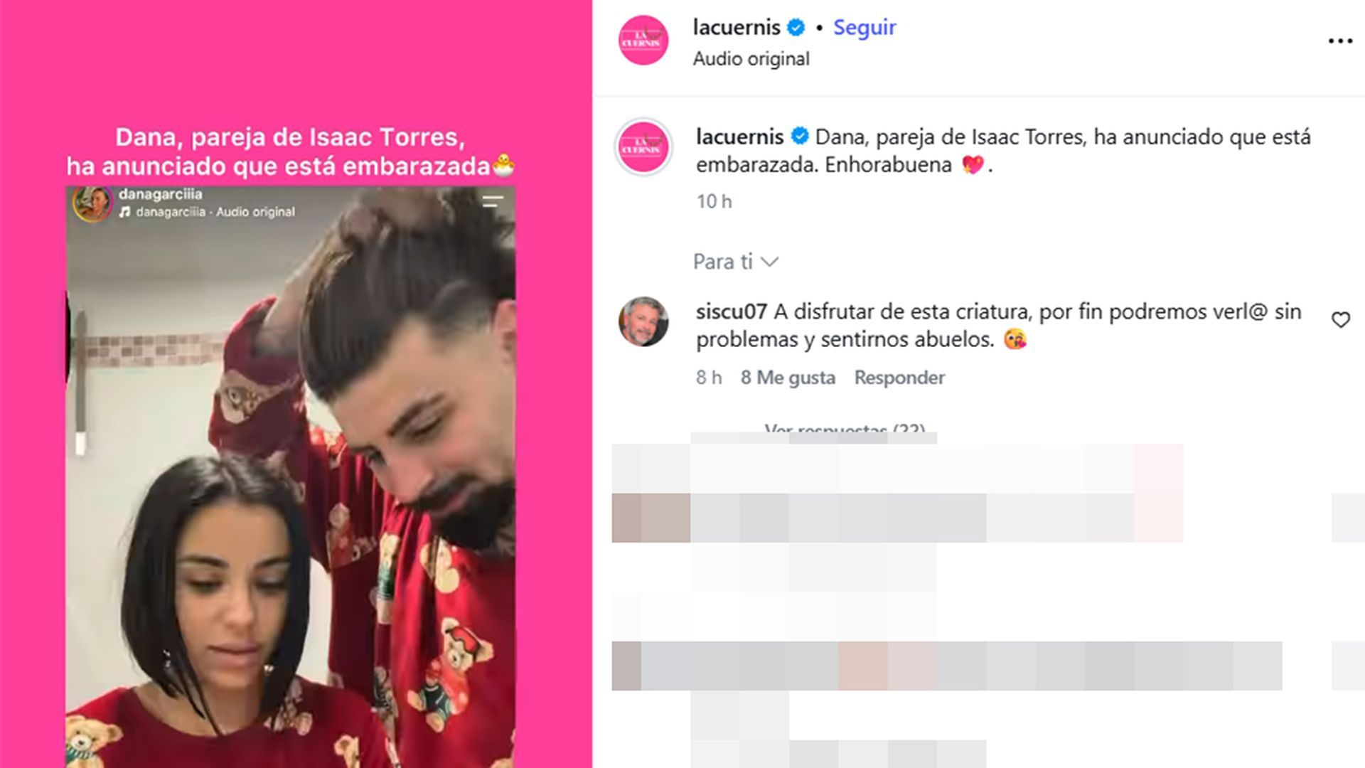 La reacción del padre de Isaac