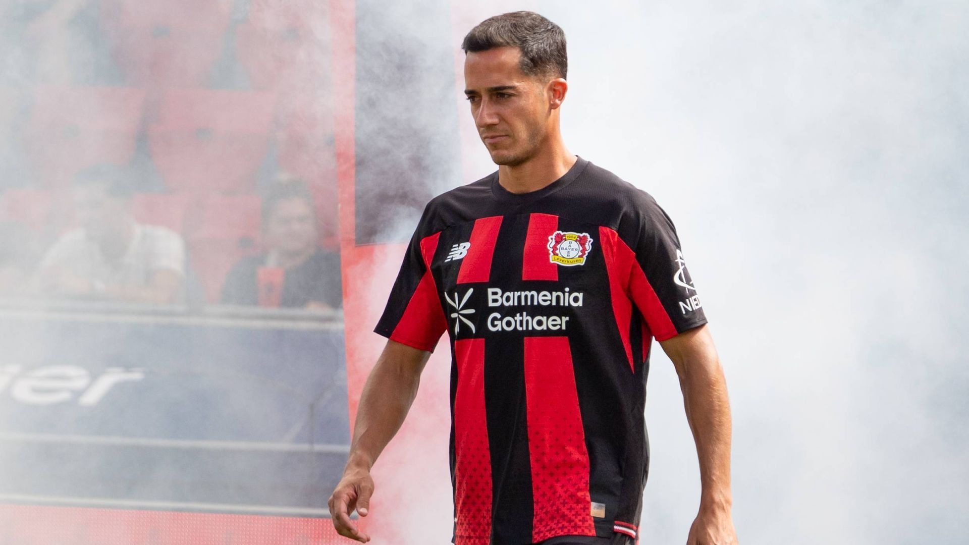 Lucas Vázquez con el Leverkusen