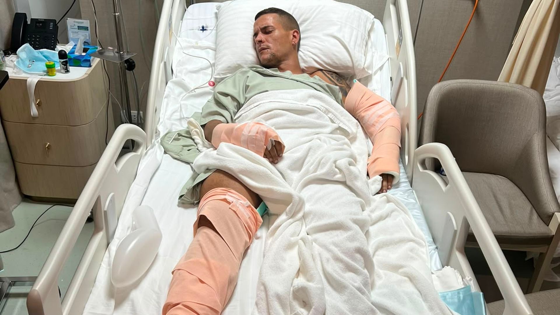 Marc fue atropellado en Tailandia Marc fue atropellado en Tailandia