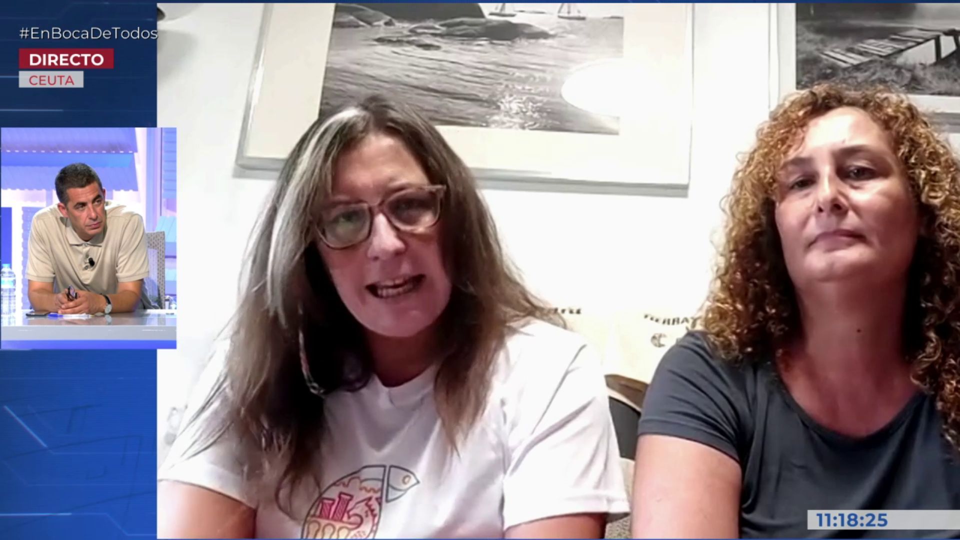 Maria José y Yoli, vecinas ceutís, estallan contra la gestión de Sánchez y defienden a Vivas Maria José y Yoli, vecinas ceutís, estallan contra la gestión de Sánchez y defienden a Vivas