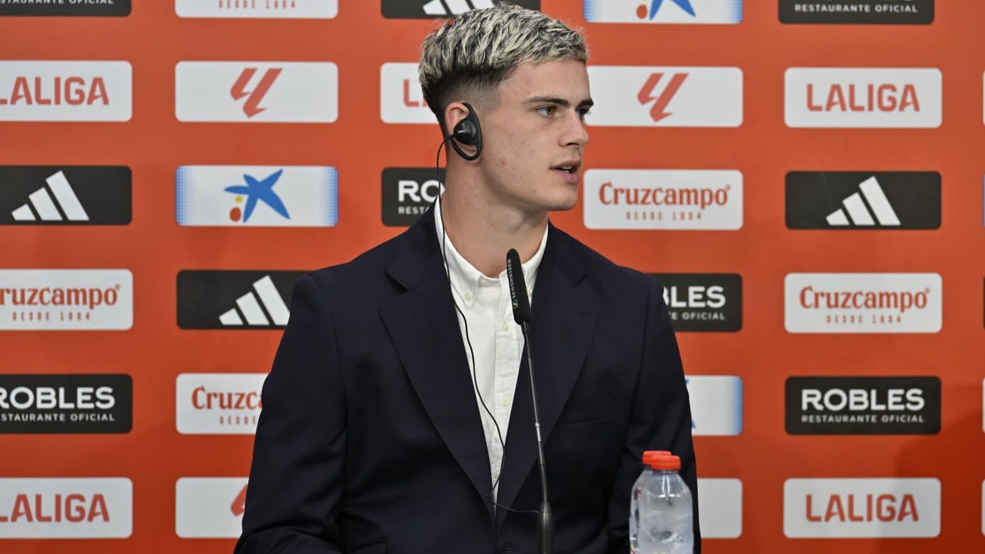 Robbie Ure, en sala de prensa