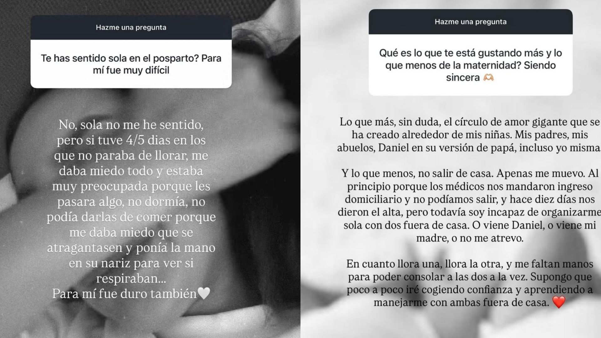 Algunas respuestas sobre la maternidad de Luna Serrat