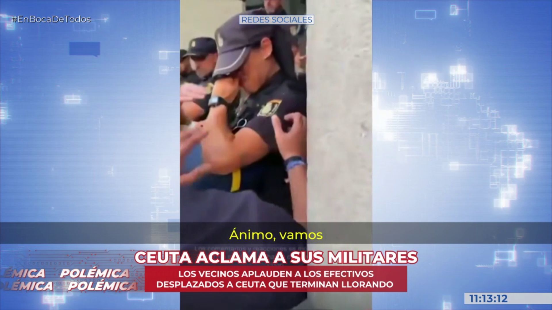 Ceuta aclama a los cuerpos de seguridad del Estado en plena tensión por la crisis migratoria