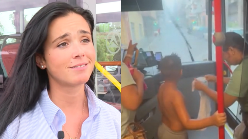 Inma, la conductora de autobús que rescató a una madre y su hijo durante la tormenta en Tarragona: "Me consideré el búnker para todo el mundo"