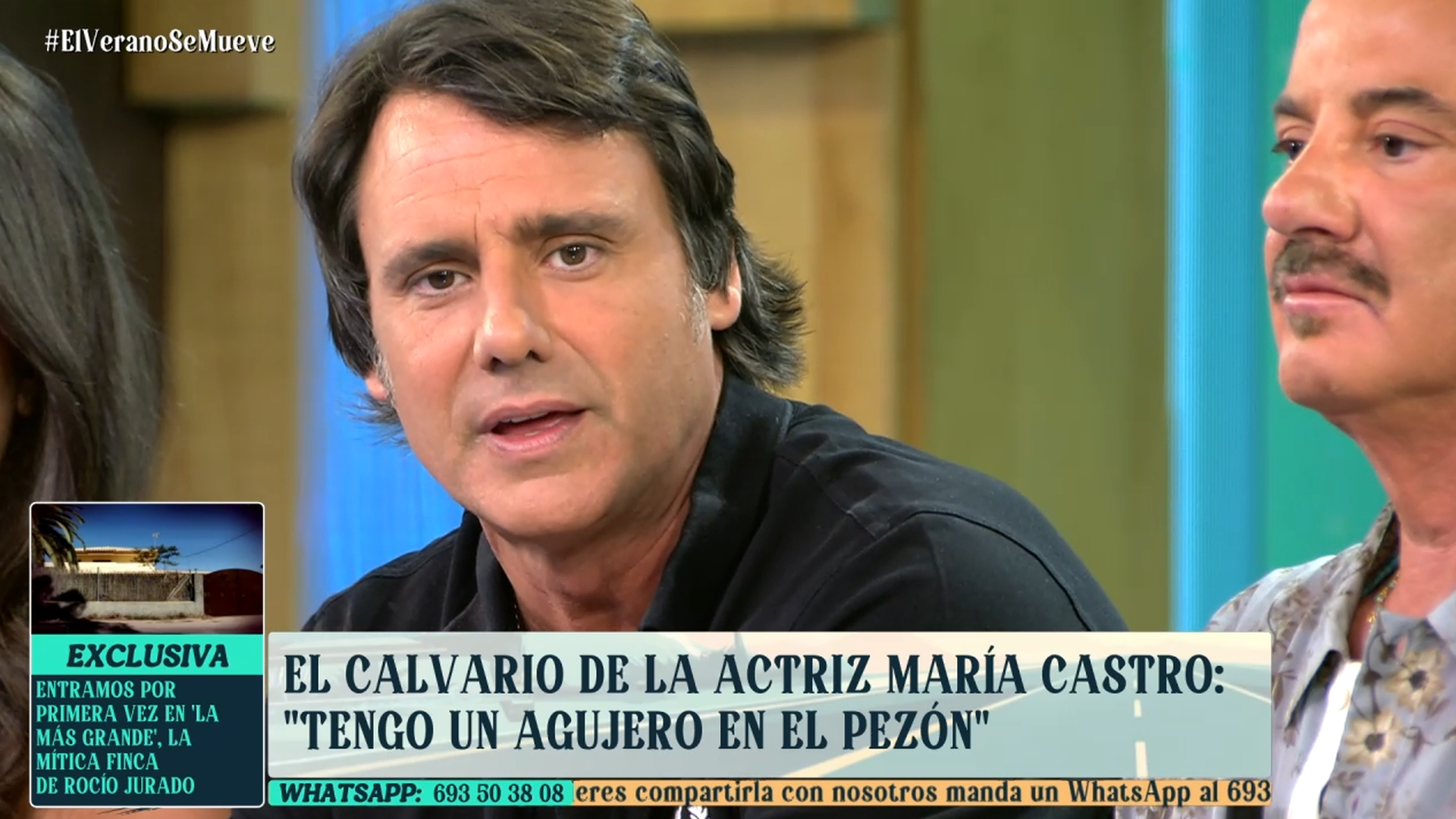 Ion Aramendi cuenta el curioso método que utilizó su pareja María Amores durante la lactancia