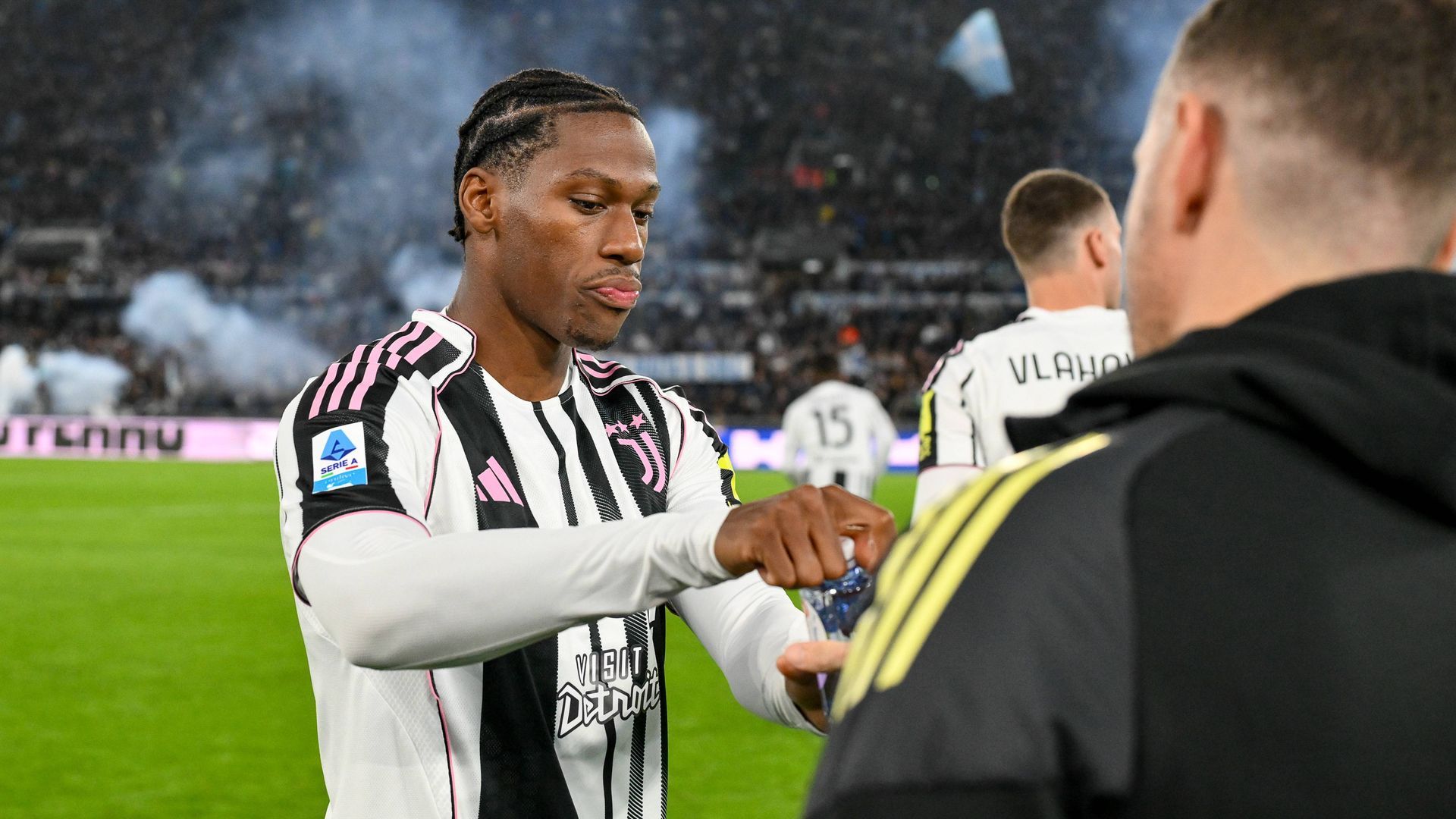 Jonathan David con la Juventus