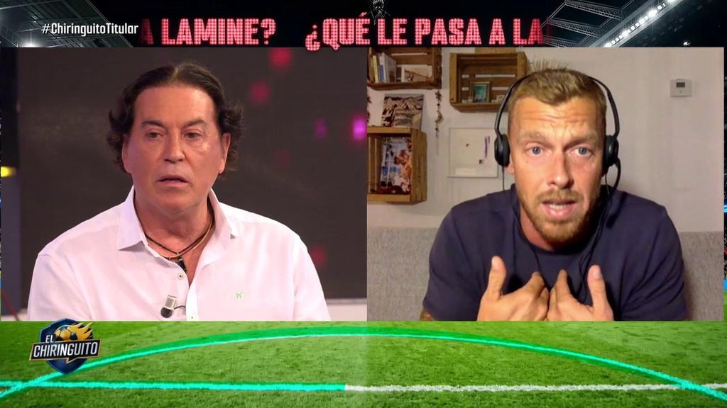 Jota Jordi desvela en El Chiringuito el motivo de la seriedad de Lamine Yamal: "Le sabe muy mal"