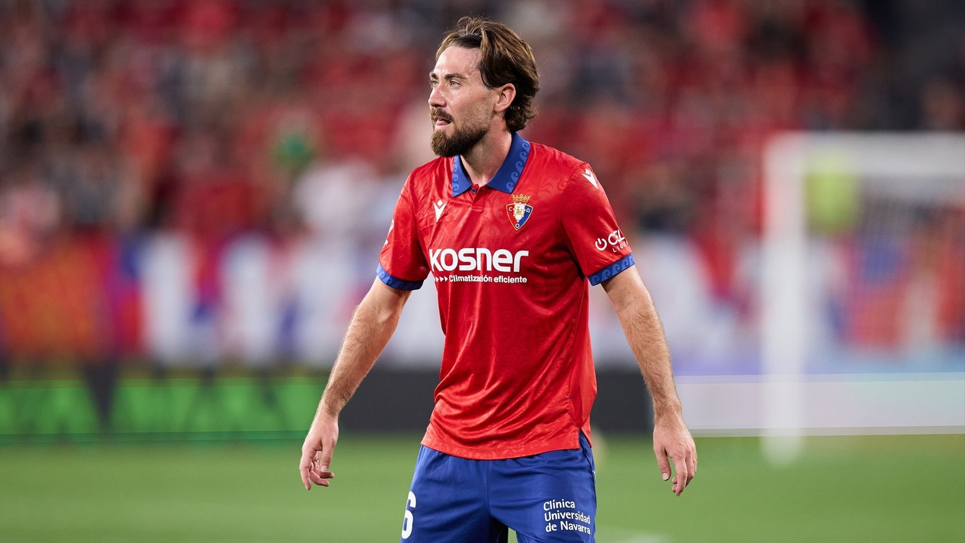 Moi Gómez durante el Osasuna - Levante de la jornada 2 Moi Gómez durante el Osasuna - Levante de la jornada 2
