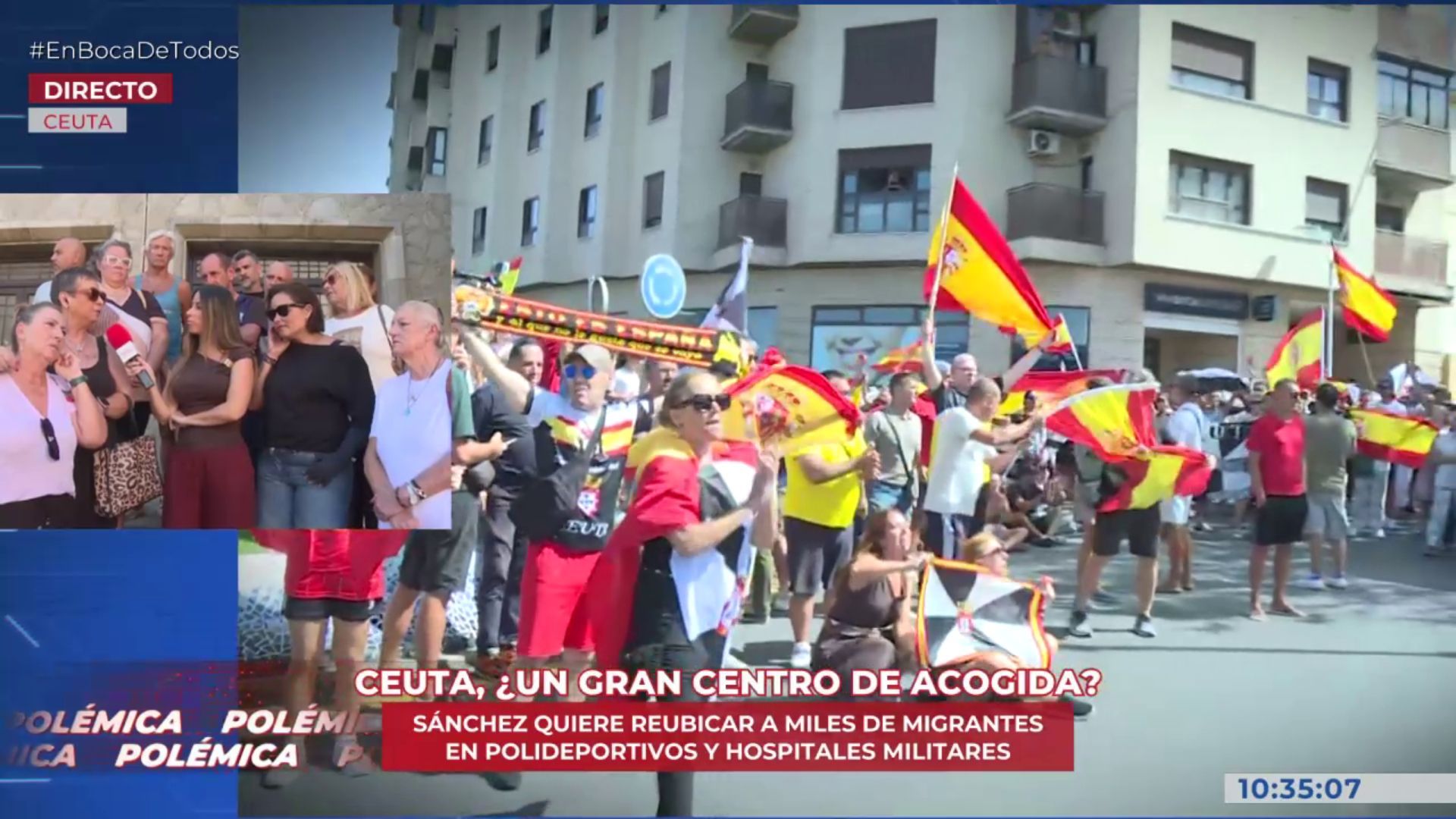 Estallido en Ceuta | Los vecinos salen a las calles a protestar contra la entrada masiva: “Si no los echan ellos, lo haremos nosotros”