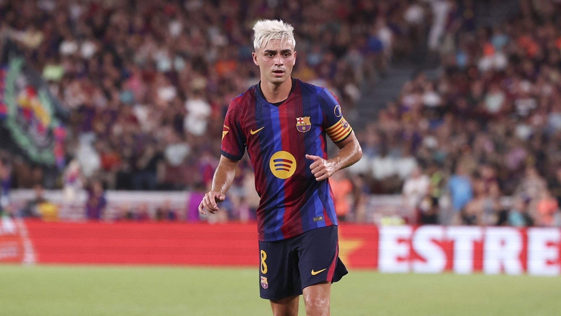 Pedri durante el Trofeo Joan Gamper Pedri durante el Trofeo Joan Gamper