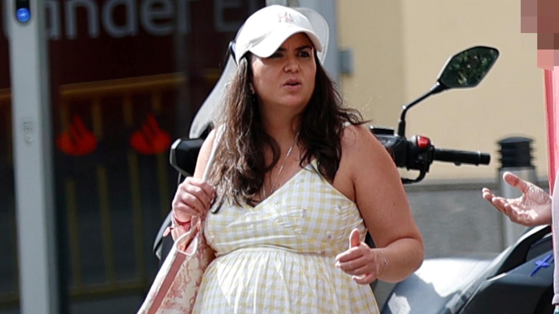 Rocío Muñoz, a punto de dar a luz