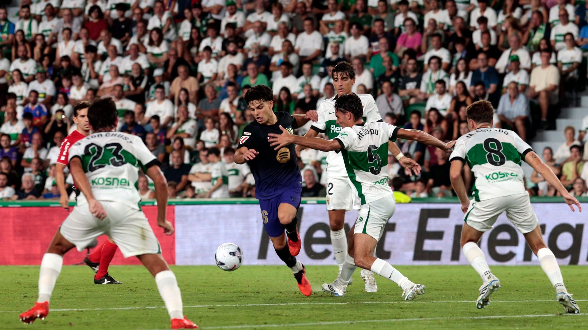 Xavi Espart, ante el Elche