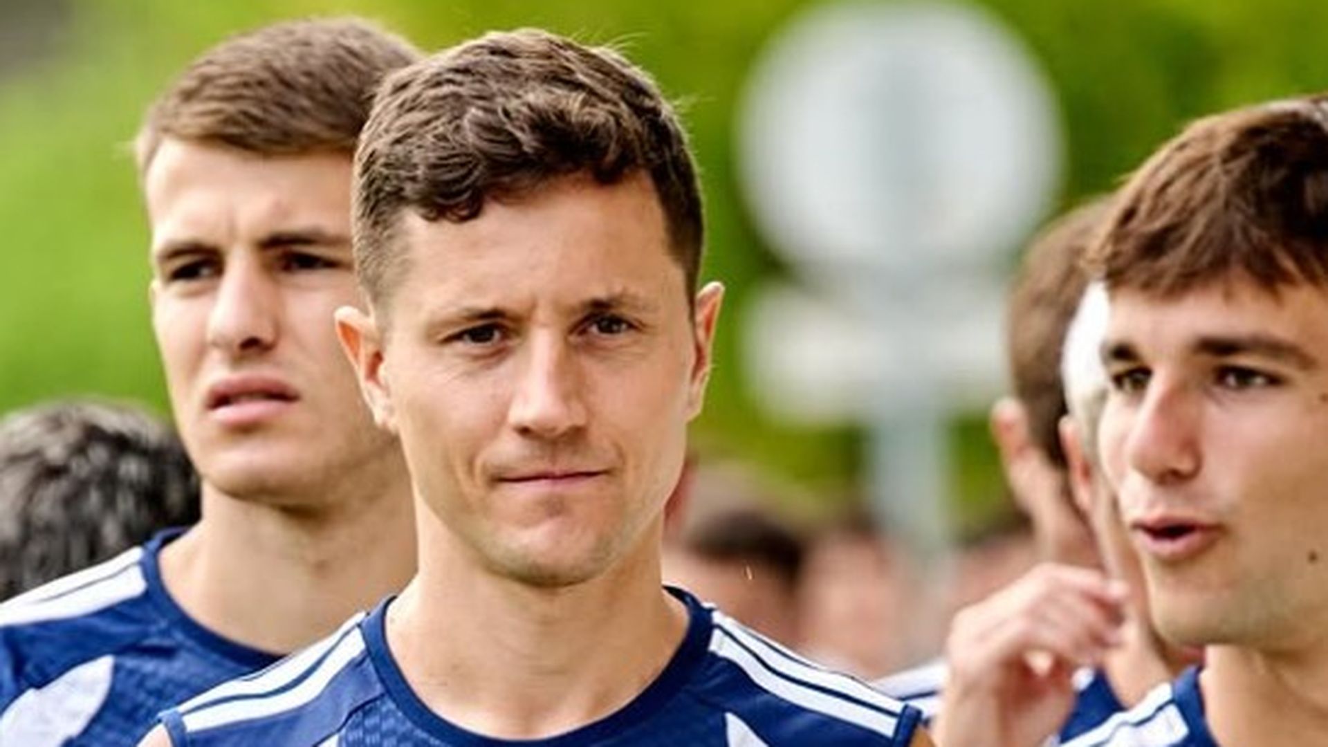Ander Herrera durante un entrenamiento