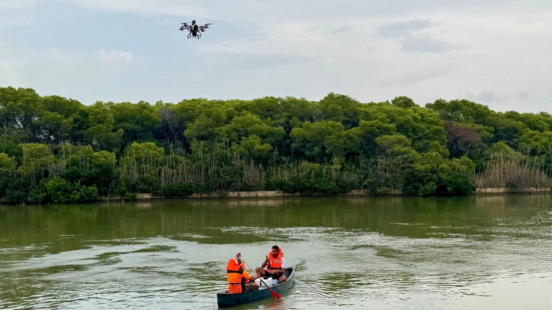 Drones para controlar la calidad del agua Drones para controlar la calidad del agua