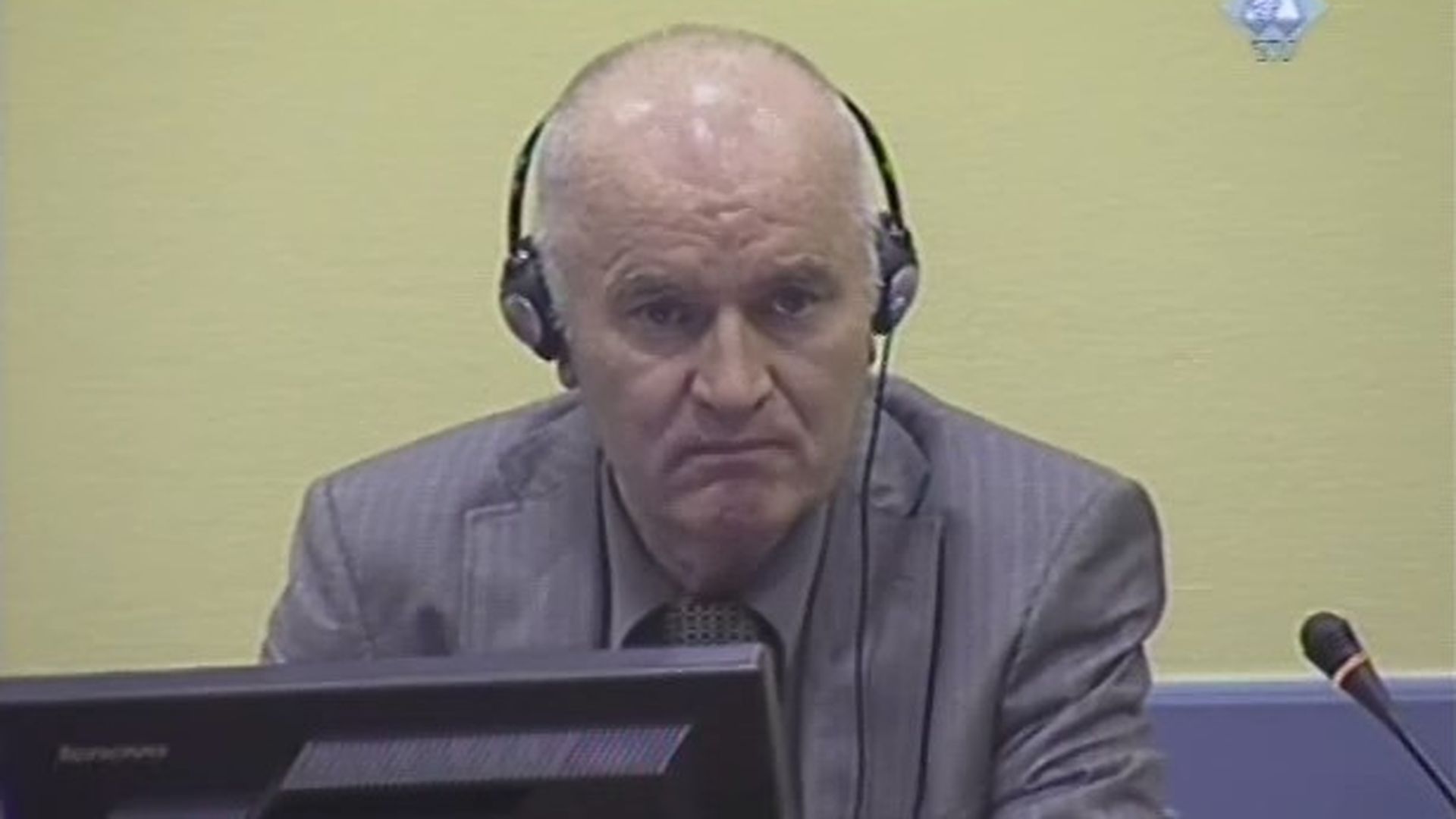 El excomandante serbobosnio Ratko Mladic El excomandante serbobosnio Ratko Mladic
