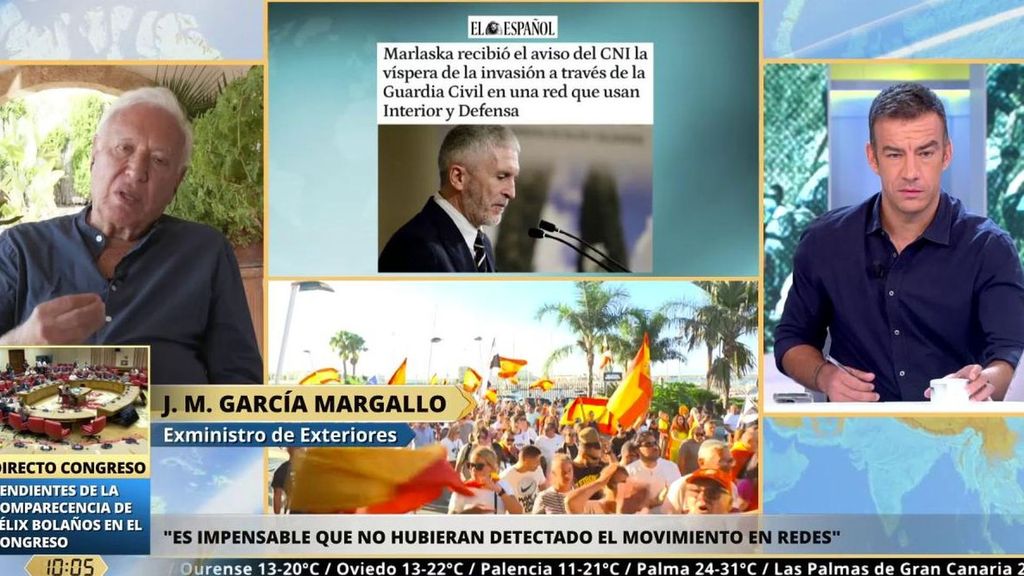 García-Margallo, de la gestión del Gobierno en Ceuta: "Esto no es una orquesta, esto es la banda del empastre"