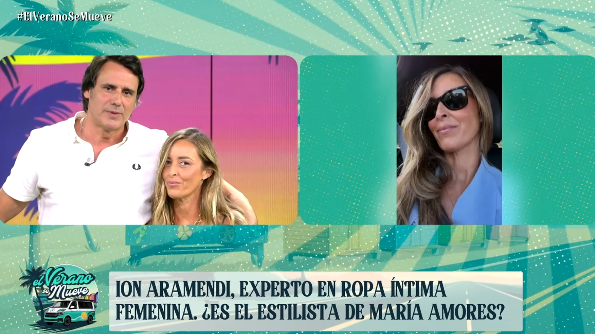 Ion Aramendi y María Amores se abren sobre su lado más íntimo en 'El verano se mueve': "Eres todo en mi vida"