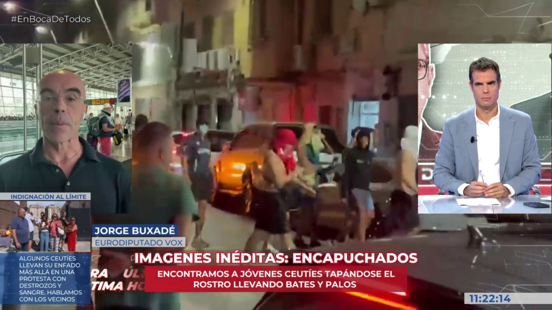 Jorge Buxadé, eurodiputado de VOX, defiende la reacción de los ceutíes