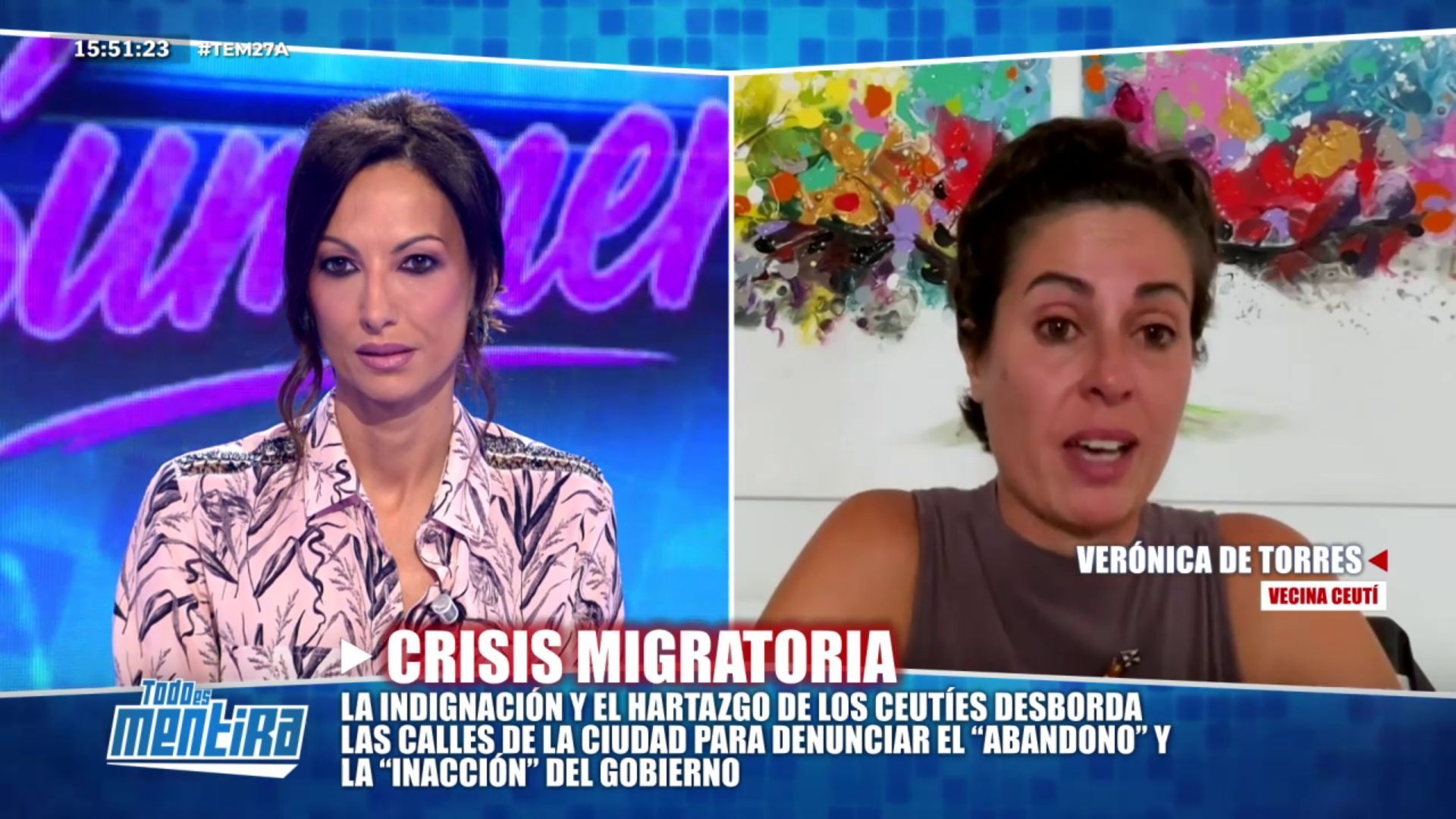 La desesperación de una vecina ceutí que denuncia el “abandono e inacción” del Gobierno La desesperación de una vecina ceutí que denuncia el “abandono e inacción” del Gobierno
