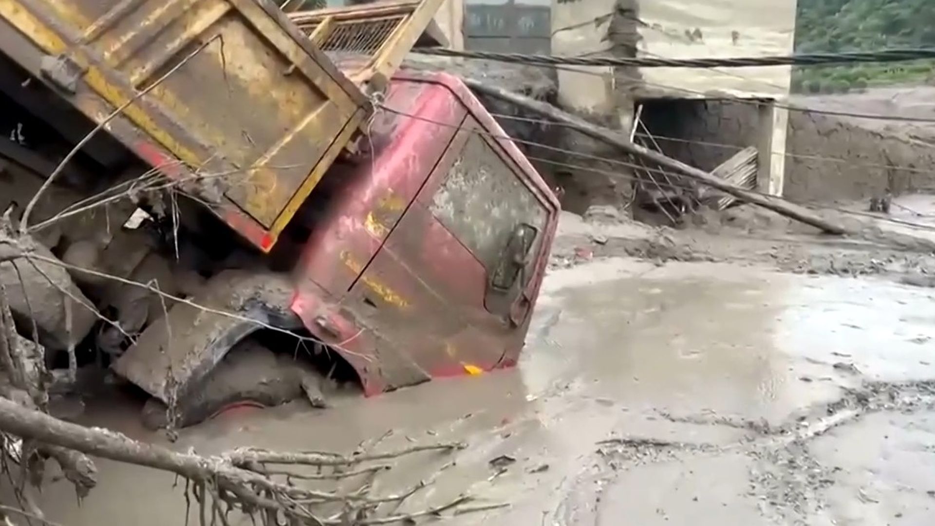 La devastación en la zona de Nepal fronteriza con China La devastación en la zona de Nepal fronteriza con China