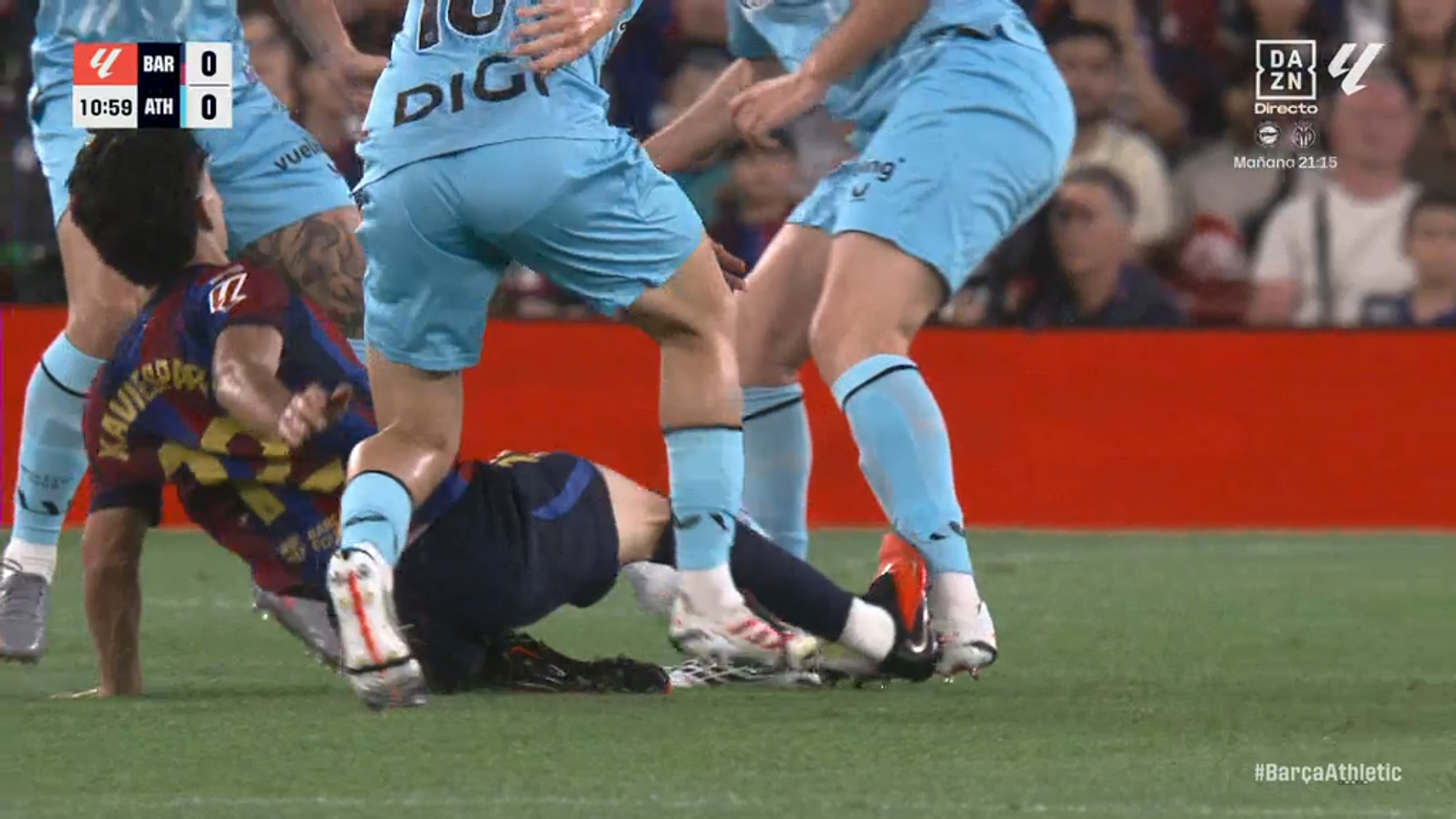 La entrada de Xavi Espart a Laporte