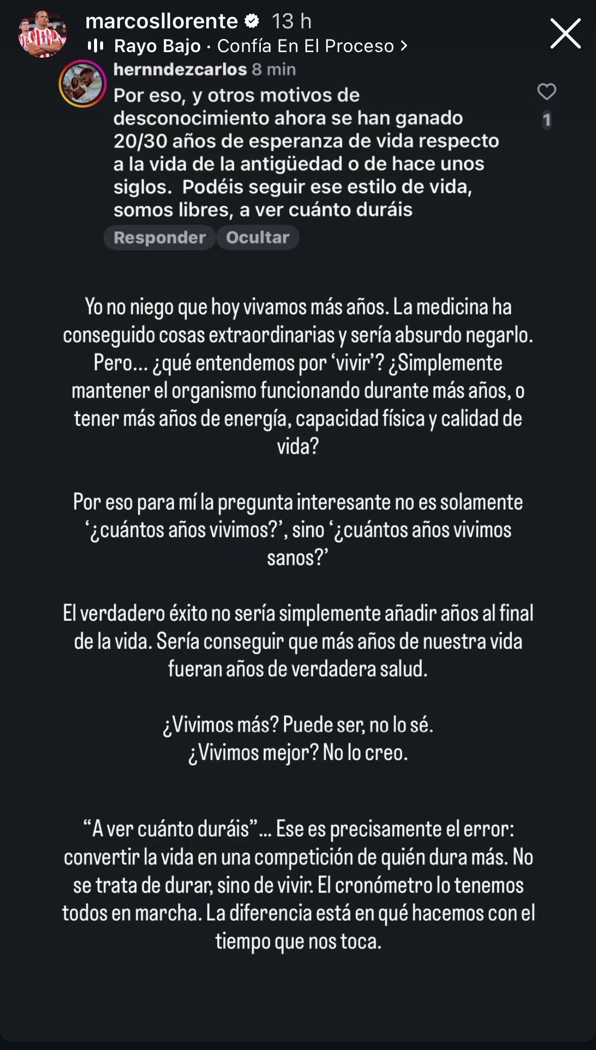 Marcos Llorente en otra historia