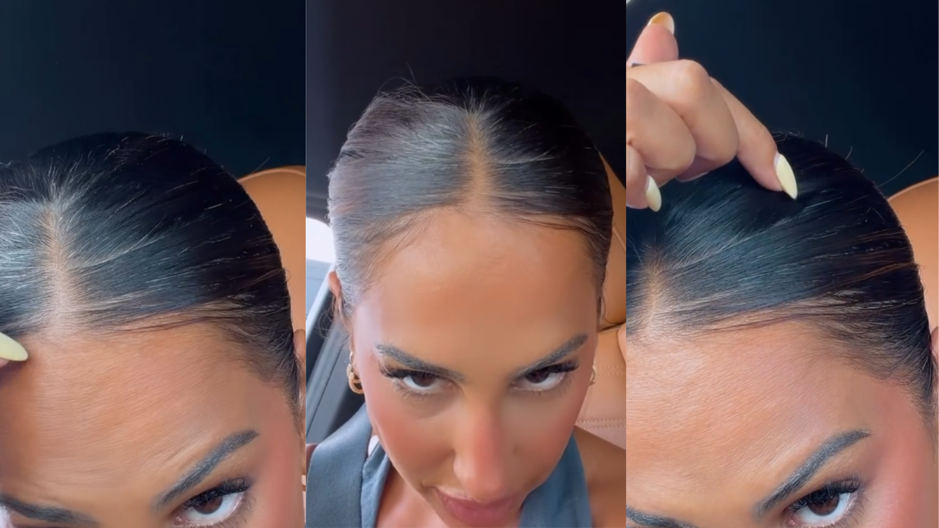 Noemí Salazar muestra sus canas a sus seguidores