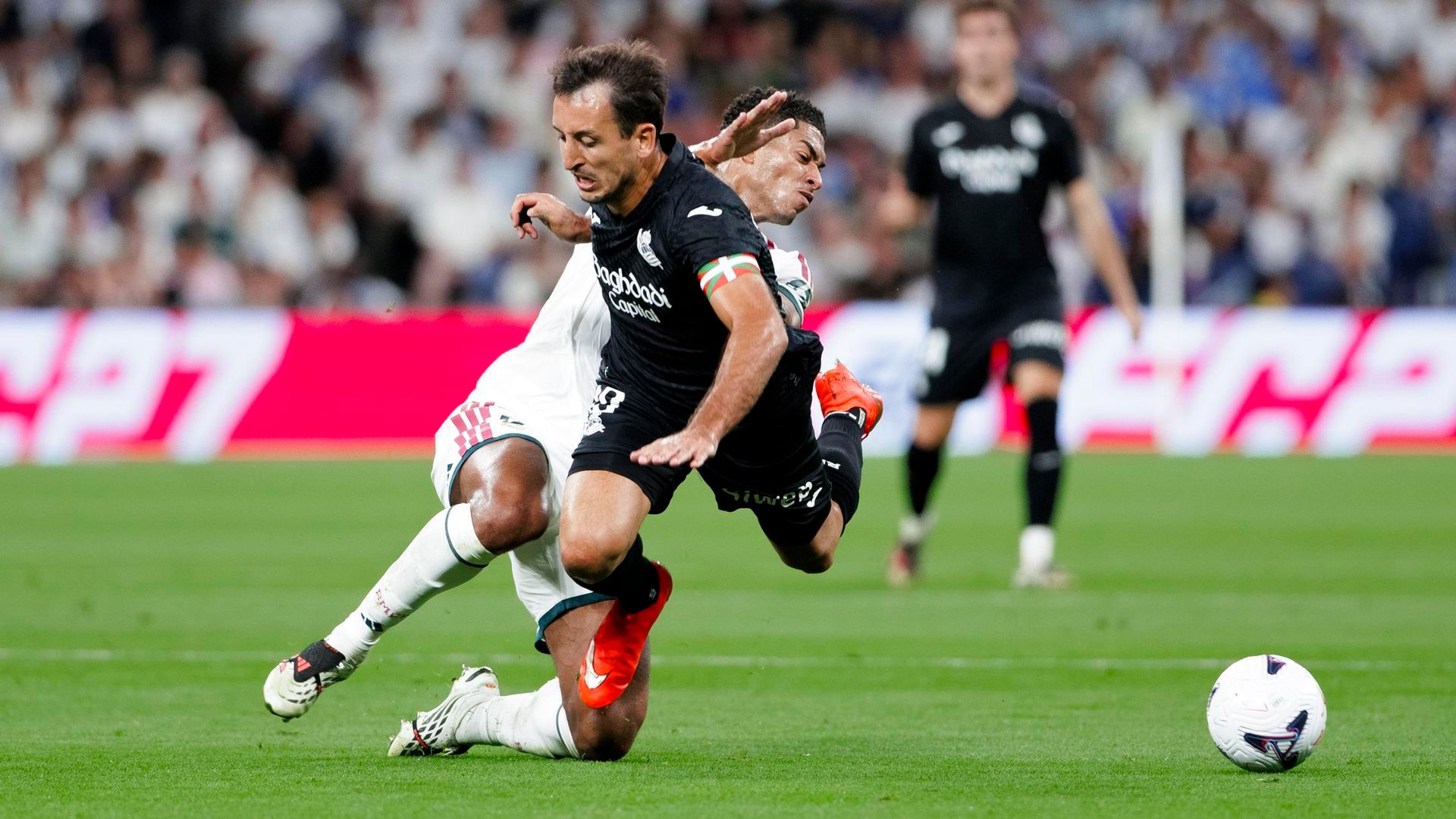 Oyarzabal, durante el Real Madrid - Real Sociedad. Oyarzabal, durante el Real Madrid - Real Sociedad.