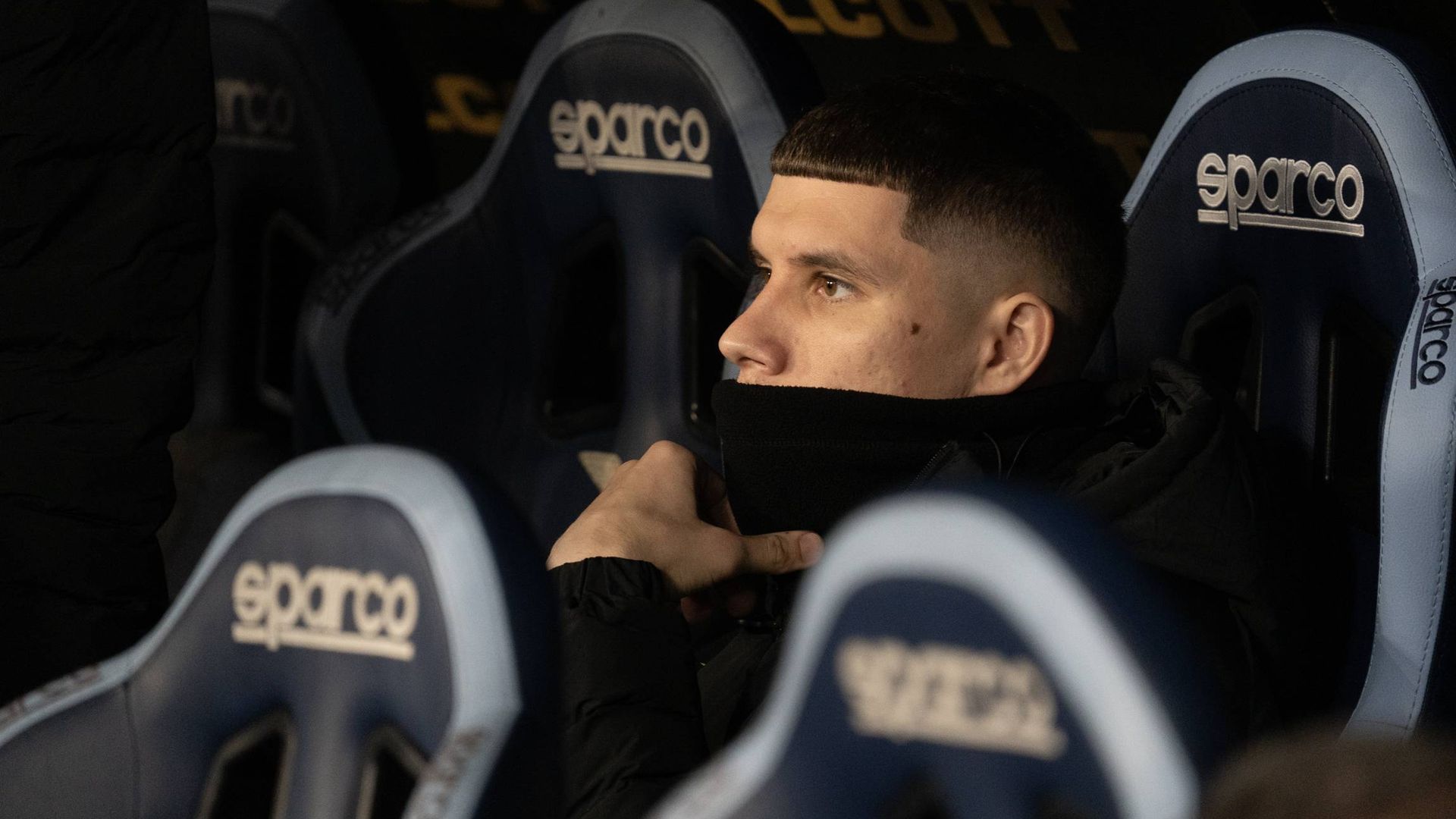 Petar Ratkov, jugando con la Lazio