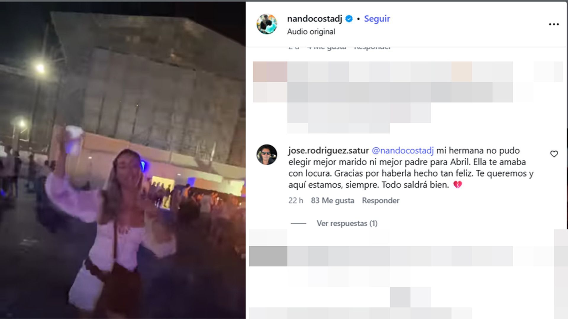 El mensaje del hermano de Begoña