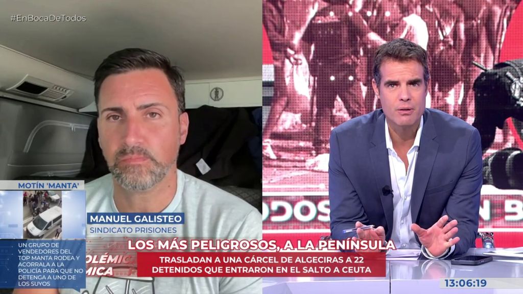 El presidente del sindicato de prisiones, sobre el colapso penitenciario en Ceuta: “Se han producido más de 50 conducciones a la península”