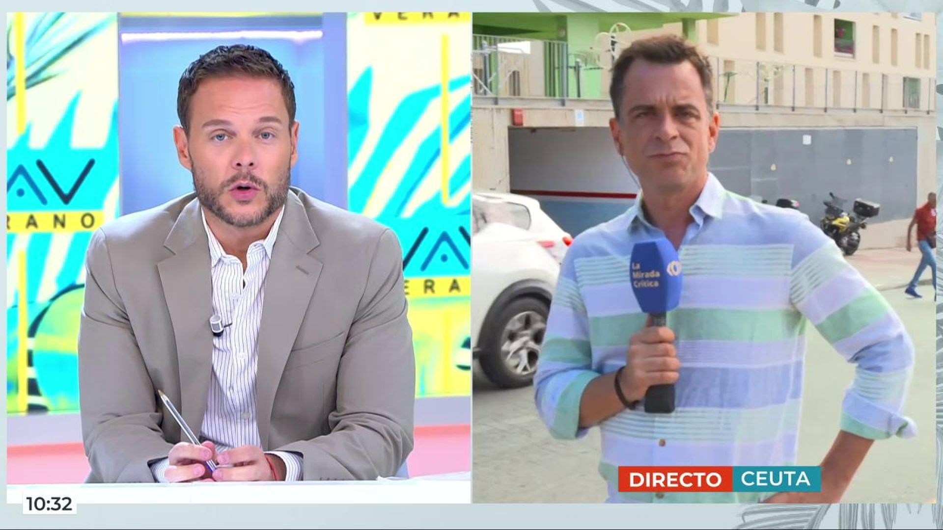 El reportero Jorge Luque, testigo de la violencia en Ceuta: "Es una pena que un grupo reducido de personas se cargue todo"